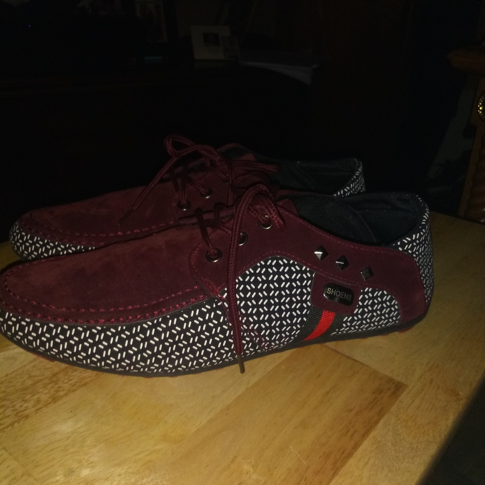 Alabama Crimson color loafers mens size 11.5